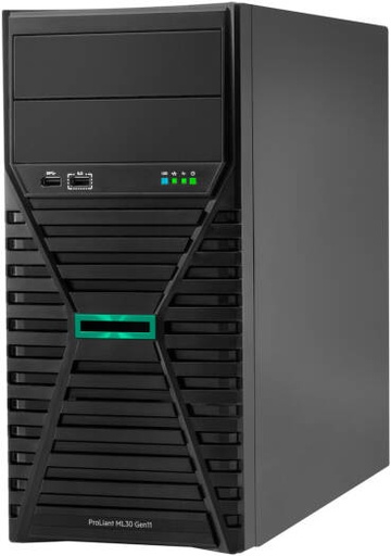 [P71385-425] HPE ProLiant ML30 Gen11 Server, Intel Xeon E-2414, 32GB RAM, 2TB HDD, Ethernet 1-Gb Adapter with 4 Ports, Intel VROC SATA Software RAID, 350 W Power Supply | P71385-425