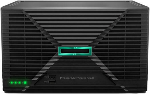 [MS-G11] HPE ProLiant MicroServer Gen11 Server, Intel Pentium Gold G7400, 16GB RAM, 2x 960GB SATA SSD, Intel VROC SATA Hybrid RAID, 1Gb 4-Port Ethernet Adapter, 180W Power Supply | MS-G11