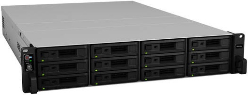 [RS3618XS] Synology RackStation RS3618xs 12-Bay NAS Server, Intel Xeon D-1521 Quad-Core, 2.4GHz, 8GB DDR4 RAM, 500W Power Supply, 4x Gigabit ETH, 2 x USB 3.0-A, 2x PCIe Gen 3.0 x8, 2x Expansion, Black | RS3618XS