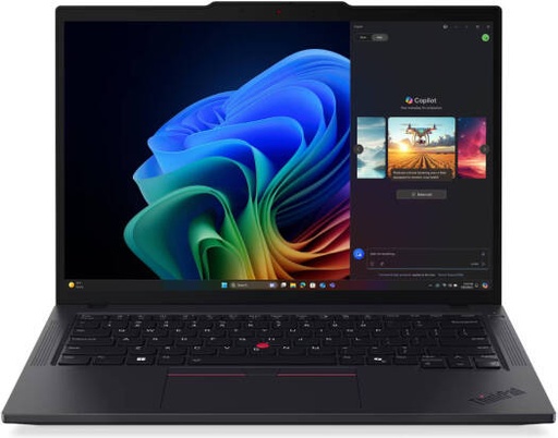 [21QDS6DX00] Lenovo ThinkPad T14 Gen 6 Laptop, 14" WUXGA Touch Display, Intel Core Ultra 7-255U Processor, 16GB RAM, 512GB SSD, Intel Graphics, English Keyboard, No OS, Black | 21QDS6DX00