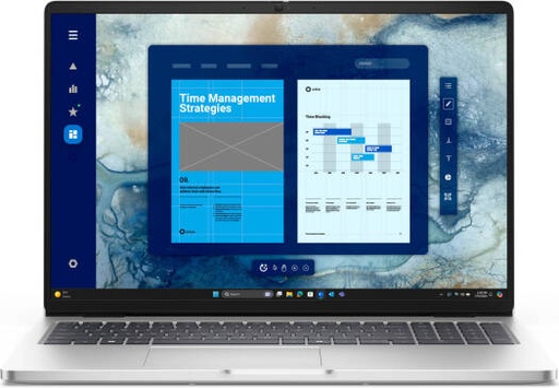 [PC16250] Dell Pro 16 PC16250 Laptop, 16" FHD+ IPS Display, Intel Core 5 120U , 16GB RAM, 512GB SSD, Intel Graphics, English Keyboard, Windows 11 Pro, Platinum | PC16250