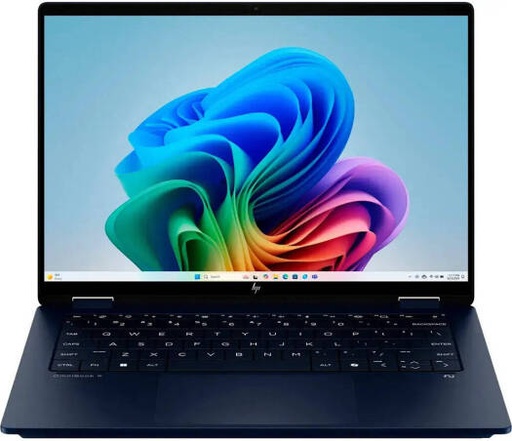 [D33CRUA] HP OmniBook X FlipNGAI 14-kp0023dx Laptop, 14.0" 2K IPS LED Display, Intel Core Ultra 7 355 Processor, 24GB RAM, 512GB SSD, Intel Graphics, Windows 11 Home, Black | D33CRUA