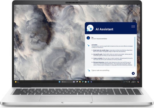 [PB16250-Upgraded] Dell Pro 16 Plus PB16250 Laptop, 16" FHD+ 60Hz IPS Display, Intel Core Ultra 7 255U, 64GB RAM, 1TB SSD, Integrated Intel Arc Graphics, English-Arabic Keyboard, No OS, Silver | PB16250-Upgraded