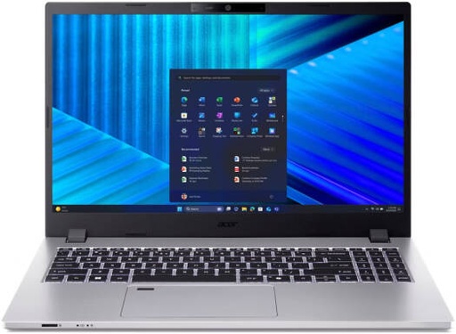 [NX.BSREM.002] Acer Notebook TravelMate P 215 Laptop, 14 Inches WUXGA IPS Display, Intel Core Ultra 5 225U, 16Gb RAM, 512GB SSD, Intel Integrated GPU, English K/B, No OS, Silver | NX.BSREM.002