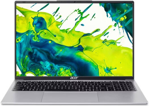 [NX.D73EM.002] Acer Aspire Lite 16 Laptop, 16″ WUXGA IPS Display, Intel Core i7-1355U, 16GB RAM, 512GB SSD, Intel Iris XE Graphics, Backlit Keyboard, Windows 11 Home, Silver | NX.D73EM.002