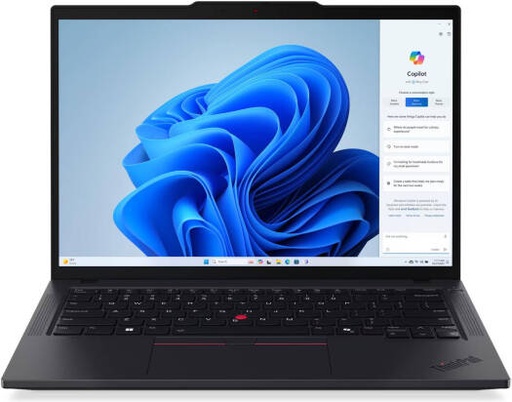 [21MMSHTG00] Lenovo ThinkPad T14 Gen 5 Laptop, 14" WUXGA IPS 60Hz Display, Intel Core Ultra 7 155U, 16GB RAM, 512GB SSD, Intel Graphics, English-Arabic Keyboard, Windows 11 Pro, Eclipse Black | 21MMSHTG00