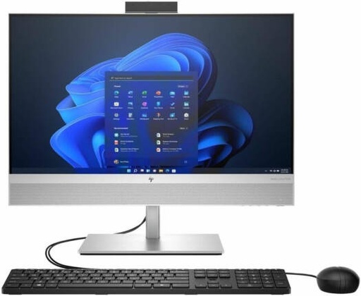 [A55PLET#BH5] HP EliteOne 840 G9 All-in-One Desktop Computer, 24" FHD IPS Touch Display, Intel Core i7-14700, 16GB RAM, 512GB SSD, Intel UHD Graphic, HP 125 Keyboard & Mouse, Win11 Pro, White | A55PLET#BH5