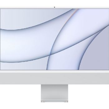 [MGPD3B/A] Apple iMac 2021 24'' 4.5K Retina Display PC, 4480x2520 Resolution, M1 8 Core CPU / 8 Core GPU, 8GB RAM, 512GB SSD, English, macOS, Gigabit Ethernet, Silver | MGPD3B/A