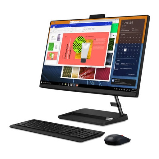 [F0G00091AX] Lenovo IdeaCentre AIO 3 24ITL6 23.8" FHD Non Touch PC, 11th Gen Intel Core i5-1135G7, 8GB RAM, 1TB HDD, Nvidia GeForce MX450 2GB Graphics, Wireless KB + Mouse, Black, No OS | F0G00091AX