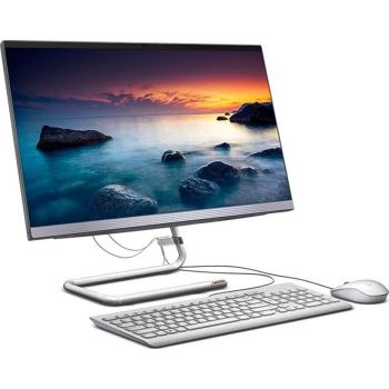 [F0EU00ARAX] Lenovo AIO 3 23.8" FHD Touch Screen Desktop Computer, Intel Core i7 10700T, 8GB RAM, 1TB HDD, 2GB Graphics, With Keyboard and Mouse, No OS, White | F0EU00ARAX