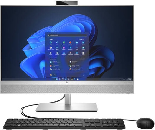 [A55PRET] HP EliteOne 870 G9 All-In-One Desktop Computer, 27" QHD IPS Display, Intel Core i7-14700, 16GB RAM, 512GB SSD, Intel UHD Graphics, Windows 11 Pro, Silver | A55PRET