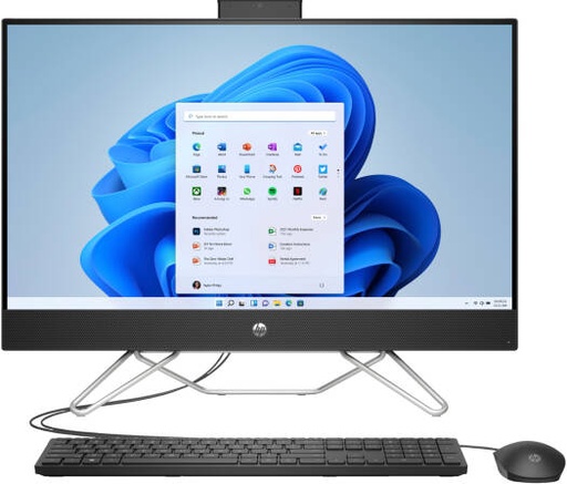[79Q94EABH5] HP 27-CB1156NH All-In-One Desktop Computer, 27" FHD IPS Display, Intel Core i7-1255U, 8GB RAM, 512GB SSD, Intel Iris Xe Graphics, English Keyboard & Mouse, No OS, Black | 79Q94EABH5