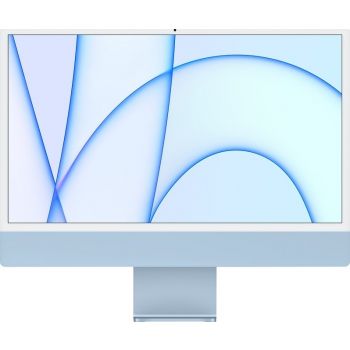 [Z12X000UT] Apple iMac with 4.5K 24'' LED Retina All in One PC, M1 Chip, 8 Core CPU/8 Core GPU, 16GB RAM, 512GB SSD, Gigabit Ethernet, English Keyboard, Blue | Z12X000UT
