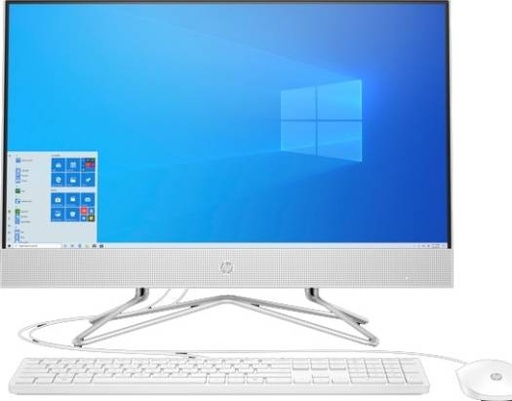 [108H7EA] HP 24-DF0028NY All in One - Intel Core i5-1035G1 1.10GHz, 4GB RAM, 1TB HDD, 23.8' FHD, Camera, Intel UHD, White - No OS | 108H7EA