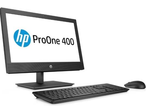 [4NT82EA] HP ProOne 400 G4 All-in-One PC 20-inch Touch Display, Intel Core i5-8500T Processor, 4GB RAM DDR4, 500GB HDD Storage, Win10 Pro | 4NT82EA