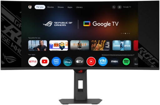 [90LM0B10-B02171] ASUS XG34WCDMTG ROG Strix OLED Curved Gaming Monitor, 34" QD-OLED Display, QHD Resolution, 240Hz Refresh Rate, 0.03ms (GTG) Response Time, FreeSync Premium Pro & G-SYNC, Black | 90LM0B10-B02171