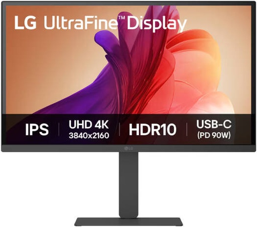 [27U730A-B.AMA] LG 27U730A-B UltraFine Monitor, 27" IPS Display, 4K UHD Resolution, 60Hz Refresh Rate, 5ms (GtG) Response Time, Super Resolution+, Dynamic Action Sync, USB Type-C, Black | 27U730A-B.AMA