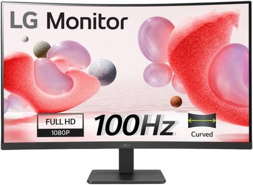 [32MR50C-B] LG 32MR50C Curved Monitor, 32" VA Display, FHD Resolution, 100Hz Refresh Rate, 5ms (GtG) Response Time, AMD FreeSync Technology, 1500R Curvature, 16.7m Color Display, Black | 32MR50C-B