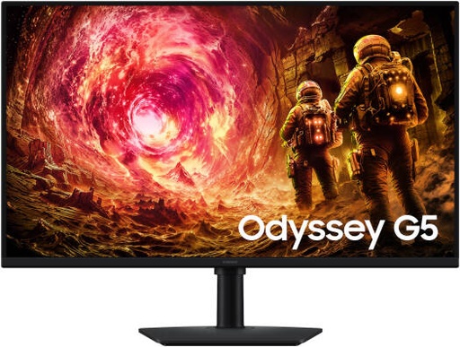 [LS32FG502EMXUE] SAMSUNG Odyssey G5 G50F Gaming Monitor, 32" IPS Display, QHD Resolution, 180Hz Refresh Rate,1ms (GtG) Response Time, AMD FreeSync & G-Sync Compatible, 16.7m Color Display, Black | LS32FG502EMXUE