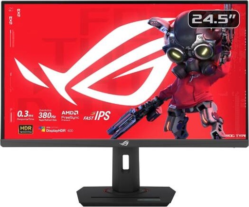 [XG259QNS] ASUS ROG Strix XG259QNS eSports Gaming Monitor, 25" IPS Display, FHD Resolution, 380Hz Refresh Rate, 0.3ms (min.) Response Time, AMD FreeSync Premium, 16.7m Color Support, Black | XG259QNS