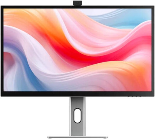 [27C4KPDW] ALOGIC Clarity Pro with 65W PD & Webcam Monitor, 27" AHVA IPS Display, 4K UHD Resolution, 60Hz Refresh Rate, 5ms (With Overdrive) Response Time, Retractable 8MP Webcam, 90° Rotation, Silver | 27C4KPDW