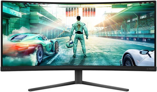 [34M2C3500L] Philips Evnia 3000 Gaming Curved Monitor, 34" Fast VA Display, WQHD Resolution, 180Hz Refresh Rate, 1ms (GtG) Response Time, SmartImage Game Enhancement, 1.07b Color Display, Black | 34M2C3500L