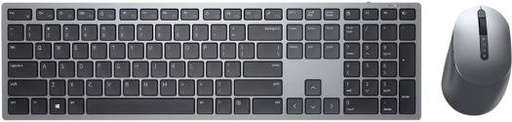 [KM7321W] Dell Premier Multi-Device Wireless Keyboard and Mouse, USB Wireless Receiver, 2.4 GHz, Bluetooth 5.0, English-Arabic Layout , Titan Gray | KM7321W