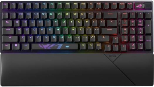 [90MP037A-BKUA01] ASUS ROG X901 Strix Scope II 96% Gaming Keyboard, Hot-Swappable, ROG Omni Receiver, PBT Doubleshot Keycaps, Tri-Mode Connection, English Layout, Black | 90MP037A-BKUA01