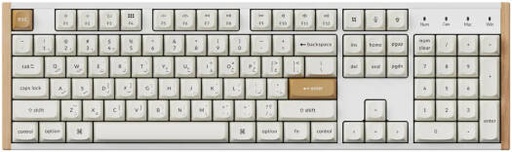 [K10H-Q1-AR] Keychron K10 HE Wireless Magnetic Switch Keyboard, English-Arabic Layout, Gateron Double-Rail Magnetic Nebula Switch, N-Key Rollover (NKRO), 2.4 GHz/BT/Type-C Wired, 4000mAh, White | K10H-Q1-AR