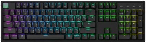 [K10H-J1-AR] Keychron K10 HE Wireless Keyboard, English-Arabic Layout, Gateron Double-Rail Magnetic Nebula Switch, N-Key Rollover (NKRO), 2.4 GHz/BT/Type-C Wired, Standard, 4000mAh, Black | K10H-J1-AR