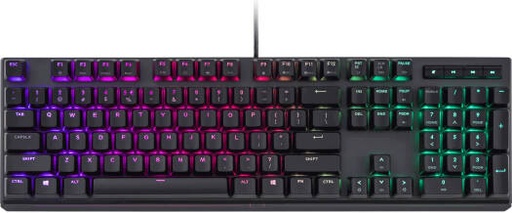[MK-750-GKCR2-US] Cooler Master MasterKeys MK750 RGB Mechanical Gaming Keyboard, Cherry MX Red Switch, Macro Record On-The-Fly System, USB 2.0 Connector, English Layout, Gunmetal Black | MK-750-GKCR2-US
