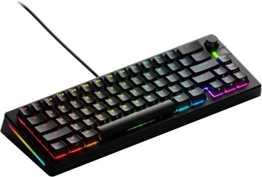 [GLO-KB-GMMK3-65-PB-FOX-W-BLK-US] Glorious GMMK 3 Custom Mechanical Keyboard, 65% Compact, RGB Lighting, Hot Swappable, Fox Switches, Programmable Knob, Modular Gasket System, Black | GLO-KB-GMMK3-65-PB-FOX-W-BLK-US