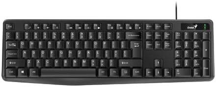 [genius-kb-117-wired-classic-keyboard-quiet-arabic-usb] Genius KB-117 Wired Classic Keyboard, Quiet, Arabic, USB
