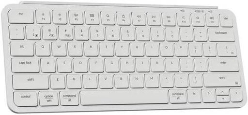 [B1P-K8-AR] Keychron B1 Pro Ultra-Slim Keyboard, Wireless Bluetooth 5.2, 2.4 GHz, 1000 Hz Polling Rate, English - Arabic Layout, Ivory White | B1P-K8-AR