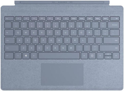 [KCV-00041] Microsoft Surface Go Type Cover Keyboard, English Qwerty Backlit Layout, , Large Trackpads, Mechanical Keyboard Technology, Built-in Accelerometer, Trackpad, Ice Blue | KCV-00041