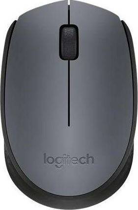 [910-004642] Logitech M170 Wireless USB Mouse, 2.4GHz Wireless Technology, Optical Tracking, Up to 10m Wireless Range, Gray | 910-004642