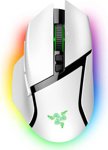 [RZ01-05240200-R3G1] Razer Basilisk V3 Pro 35K Wireless Gaming Mouse, Right-Handed, Focus Pro 35K Optical Sensor Gen-2, 35000 Max DPI, Optical Mouse Switches Gen-3, 4-Way HyperScroll Tilt Wheel, White | RZ01-05240200-R3G1