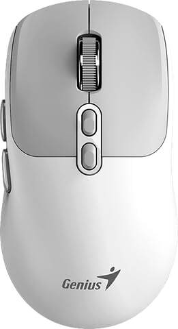 [genius-mouse-nx-8000s-bt-wireless-bluetooth-silent-mouse-with-copilot-grey-white] Genius Mouse NX-8000S BT Wireless Bluetooth Silent Mouse with Copilot (Grey White)