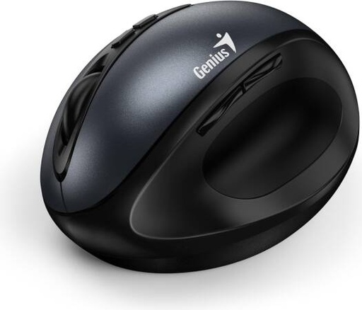 [genius-mouse-ergo-8300s-wireless-vertical-ergonomic-silent-mouse-iron-grey] Genius Mouse Ergo 8300S Wireless Vertical Ergonomic Silent Mouse (Iron Grey)
