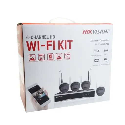 [XXL-077] Wi-Fi kit Hikvision 4 Channel HD 2MP