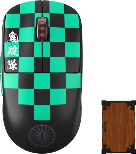 [PX222TJ4] Pulsar Gaming Gears Pulsar x Demon Slayer X2V2 Medium Wireless Gaming Mouse, 4K Mouse Computer Mice, Optical Collectible Mouse, 26000 DPI, KAMADO TANJIRO (Superglide&4K dongle Included) | PX222TJ4