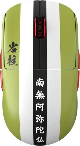 [PX2A2TG] Pulsar Gaming Gears Pulsar x Demon Slayer X2A Medium Wireless Gaming Mouse, Ambidextrous Computer Mice, Ultra Lightweight, Optical Switch, 26000 DPI, HIMEJIMA GYOMEI, Superglide Included | PX2A2TG