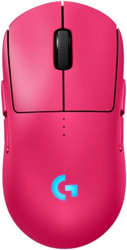 [910-007310] Logitech PRO 2 LIGHTSPEED Wireless Gaming Mouse, Hero Sensor 2, 44000 DPI, 888 IPS, Lightsync RGB, Responsive Optical Sensor, 4-8 Programmable Buttons, Up to 95 Hours Battery Life, Pink | 910-007310