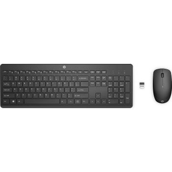 [18H24AA#ABV] HP 230 Wireless Keyboard and Mouse Combo Set, 1600 Dpi, English Arabic, Black |18H24AA#ABV