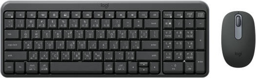 [920-013531] Logitech MK250 Compact Wireless Keyboard & Mouse Combo, with Numpad, Ambidextrous Optical Mouse, Spill-Resistant, Long Battery Life, English/Arabic Keyboard, Graphite | 920-013531