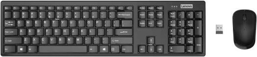 [lenovo-100-wireless-combo-keyboard-mouse-ambidextrous-1000-dpi-mouse-optical-sensor-ultra-slim-water-resistant-2-4-ghz-wireless-nano-usb-english-russian-keyboard-black] Lenovo 100 Wireless Combo Keyboard & Mouse, Ambidextrous 1000 DPI Mouse Optical Sensor, Ultra Slim Water Resistant, 2.4 GHz Wireless Nano USB, English-Russian Keyboard, Black