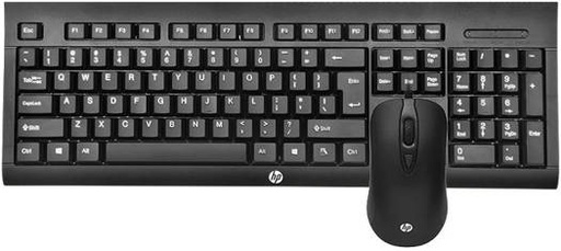 [1QW64AA#UUF-EA] HP KM100 Gaming Wired Keyboard and Mouse, 104 Keys, 8x RED Replaceable Keys, Water-Proof Design, Infrared Optical Tracking, Up to 1600 DPI, 1.5m Cable Length, ENG-ARAB Layout, Black | 1QW64AA#UUF-EA
