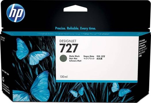 [B3P22A] HP 727 130-ml Matte Black DesignJet Ink Cartridge | B3P22A