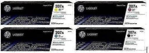 [hp-hewlett-p-original-toner-multipack-207a-for-hp-color-laserjet-pro-m255-m282-m283] HP Original Toner Multipack 207A Y/M/C/Bk for HP Color Laserjet Pro M255 M282 M283