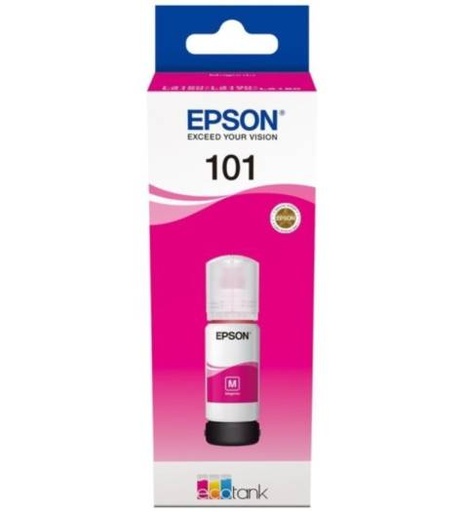 [106302 / C13T03V34A] Epson 101 Magenta Ink Bottle 70ml - Magenta | 106302 / C13T03V34A